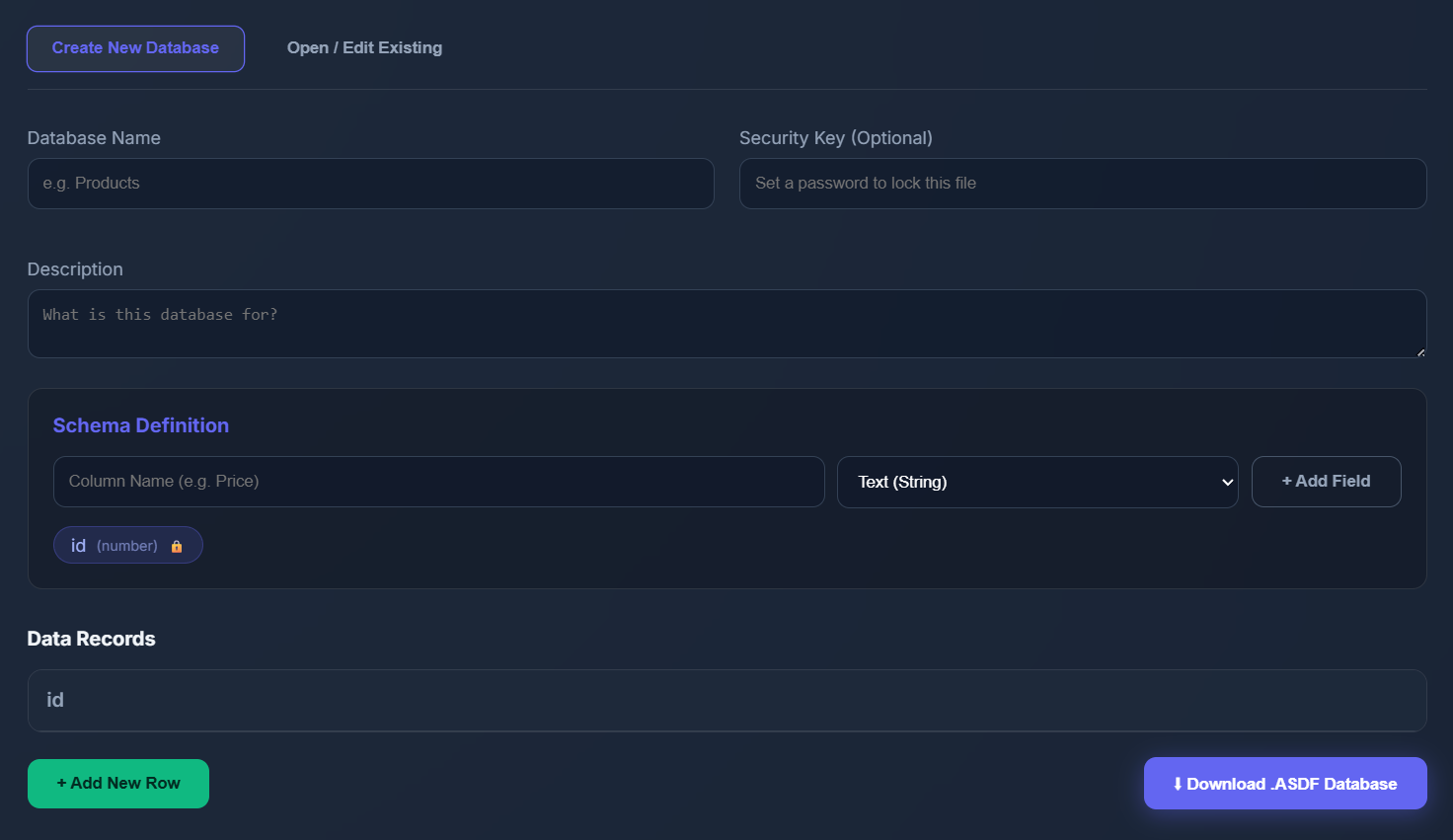 ASDM Dashboard Interface